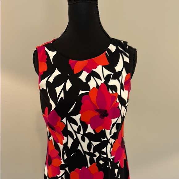 ALYX Floral Sleeveless Dress - Black, Red, White - Picture 2 of 4